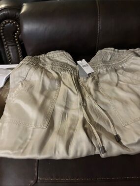 Lane Bryant  Khaki Drawstring Utility capris 18/20 NWT